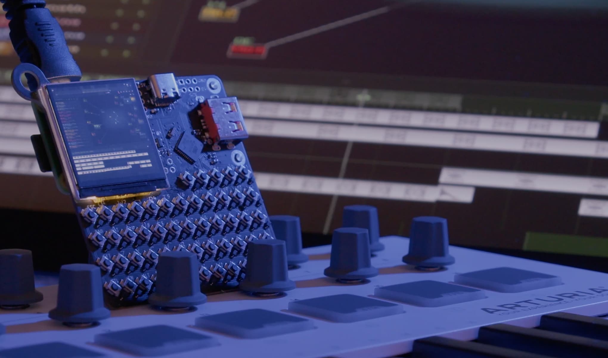 Bored Little Computer prototype front view.